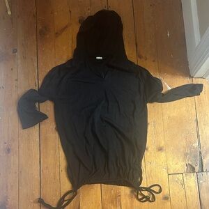 Black Hooded cover up